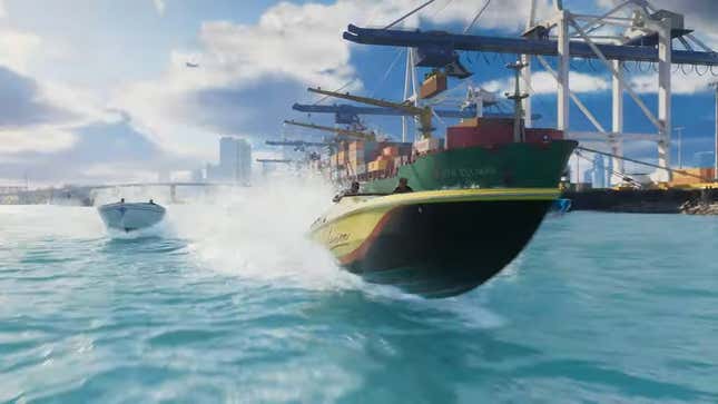 Screenshot from the very first trailer of GTA 6.