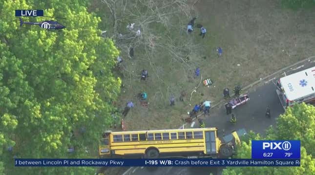 A bus crash in the Bronx leaves dozens injured after it flipped on its side exiting a highway.