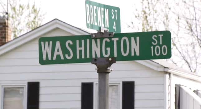 The Troutman family street in Hamilton, Ohio