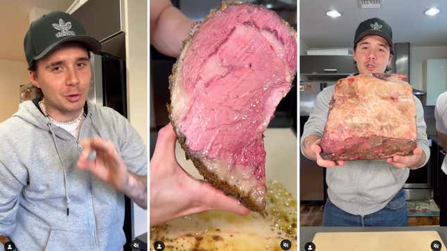 Image for article titled Botulism Watch: Brooklyn Beckham's Sunday Roast