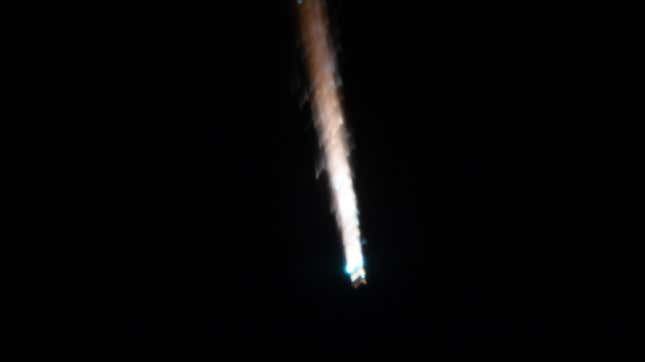 Image for article titled ISS Astronauts Saw &#39;Fireworks&#39; In Space As Russian Cargo Ship Burned Up In The Atmosphere