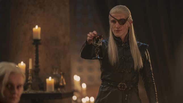 Ewan Mitchell as Prince Aemond on House of the Dragon