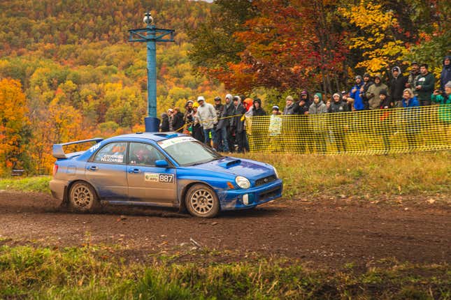 Image for article titled I Watched A Clean Bugeye WRX Die So A Rally Car Could Live