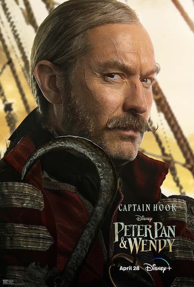 Jude Law Is Disney's New Captain Hook in 'Peter Pan & Wendy