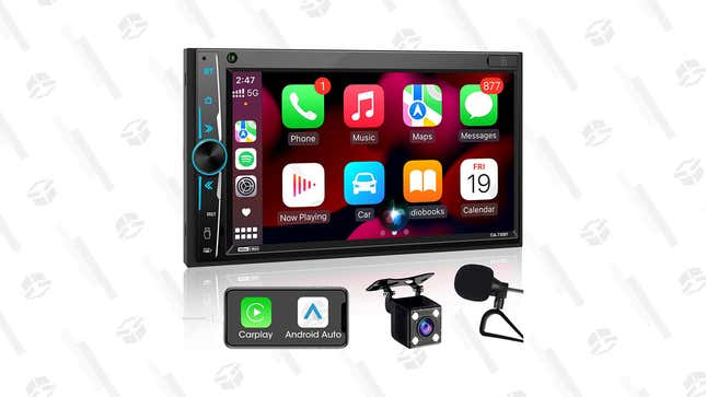 Double Din Stereo CarPlay Radio | $153 | Amazon