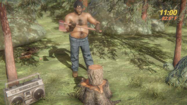Image for article titled Welcome To Logjam, A Sexy Lumberjack Simulator