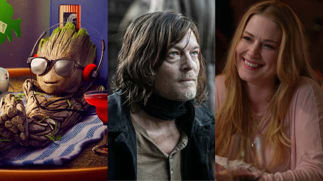 I Am Groot; Norman Reedus in The Walking Dead: Daryl Dixon; Alexandra Breckenridge in Virgin River