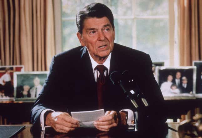 Image for article titled Surprise! Beloved President Ronald Reagan Was a Racist: Unearthed Call to Then-President Nixon Proves It