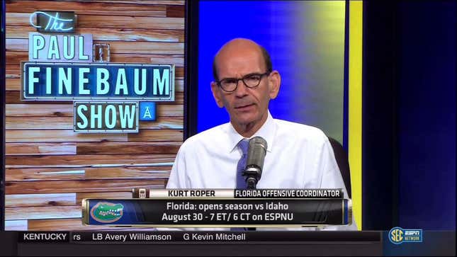 Paul Finebaum Abruptly Ends Radio Segment After Falling Ill