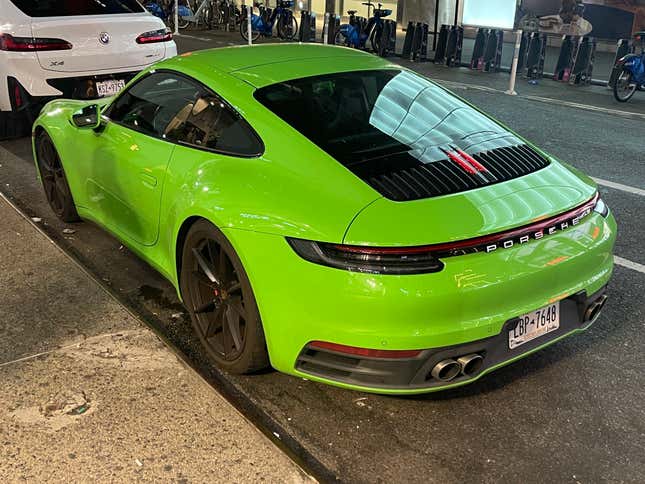 Cars on the streets of New York.