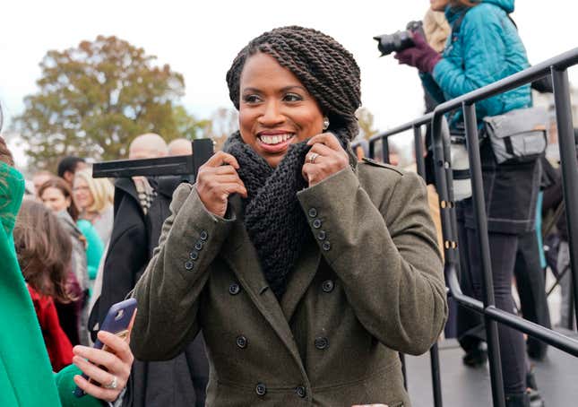 Image for article titled Time&#39;s Up for Abusers in the Workplace: Rep. Ayanna Pressley Introduces Sweeping Anti-Harassment Legislation