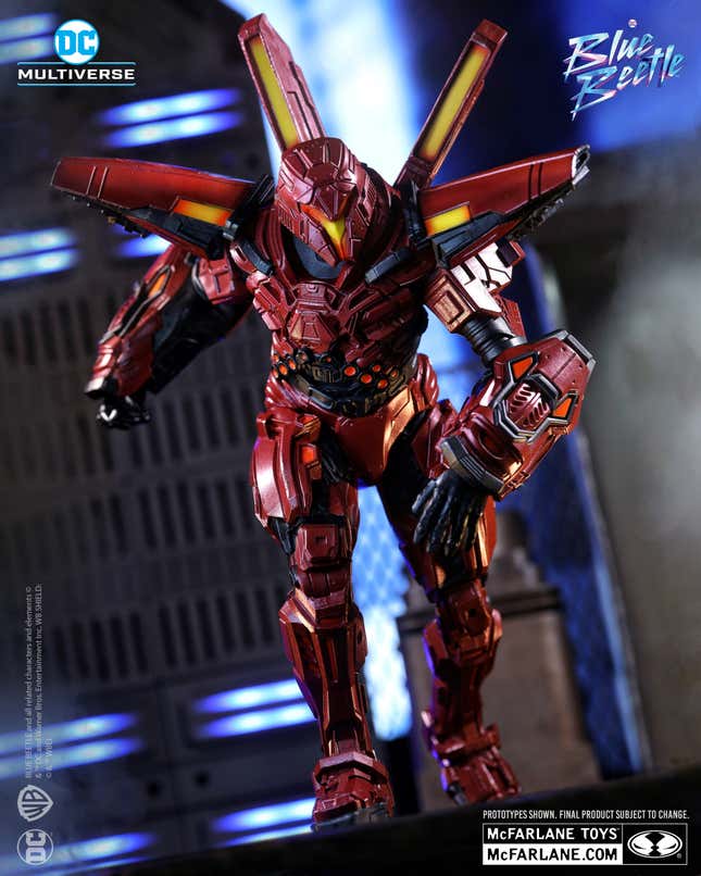 Image for article titled DC Studios&#39; Blue Beetle Merch Teases Ancient Powers and Superhero Action