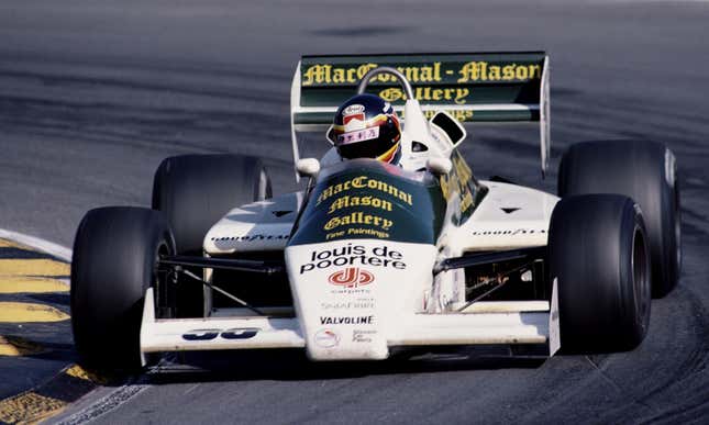 Thierry Boutsen at the 1983 European Grand Prix