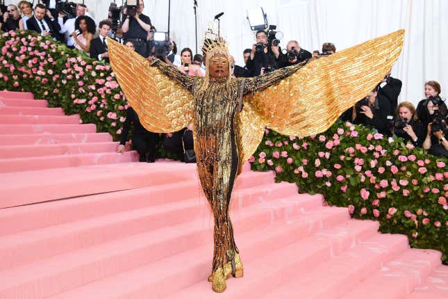 Billy Porter attends The 2019 Met Gala Celebrating Camp: Notes on Fashion at Metropolitan Museum of Art on May 06, 2019 in New York City.