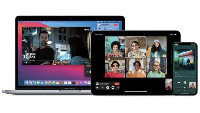 Image for article titled How to Host Watch Parties and Share Music Using FaceTime&#39;s SharePlay Feature