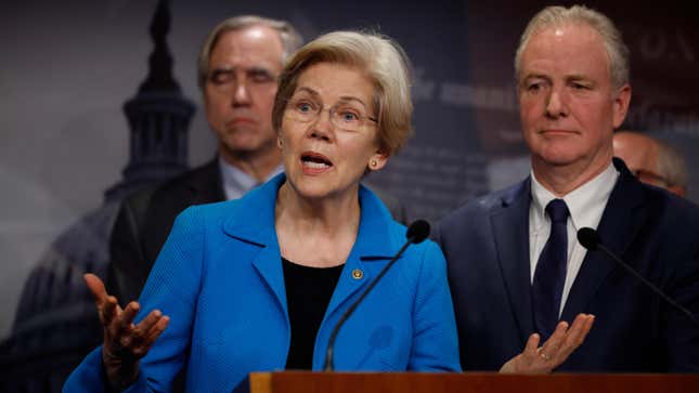 File photo of Elizabeth Warren at the U.S. Capitol on February 09, 2024 in Washington, DC.