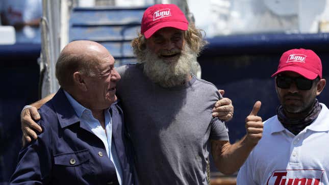 Image for article titled An Australian Sailor And His Dog Were Rescued After Floating Adrift Three Months