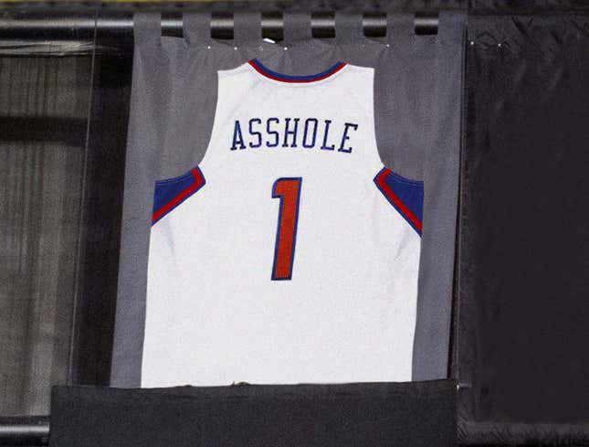 Image for article titled Clippers Retire Donald Sterling Jersey