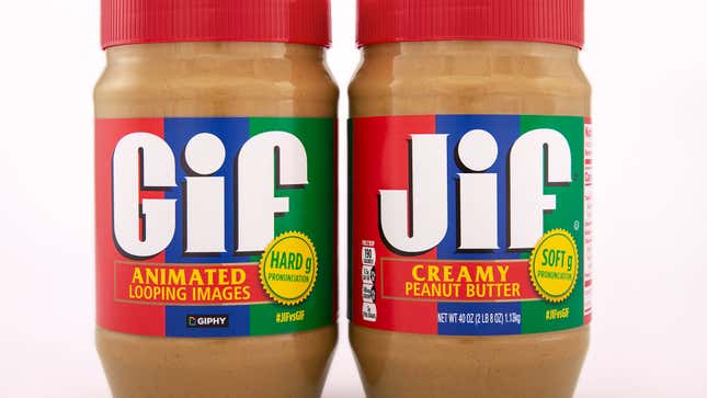 Image for article titled Peanut Butter Company Finally Addresses GIF Pronunciation Issue