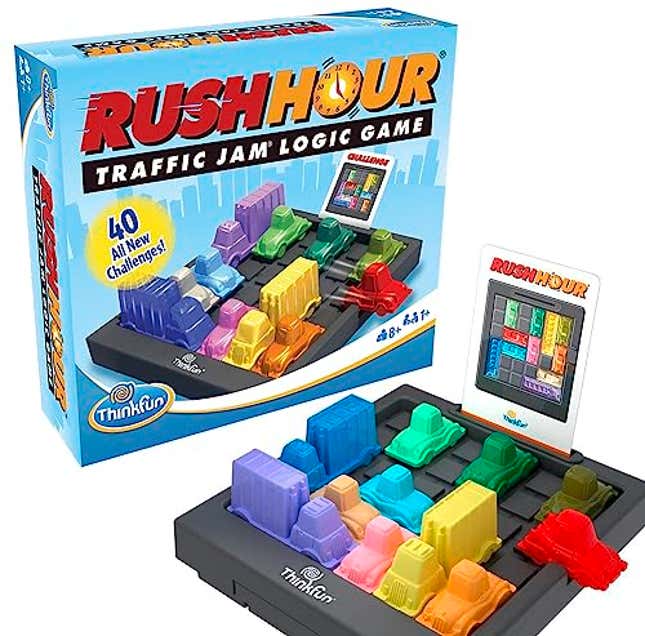 ThinkFun Rush Hour Traffic Jam Brain Game And STEM Toy For Boys And ...