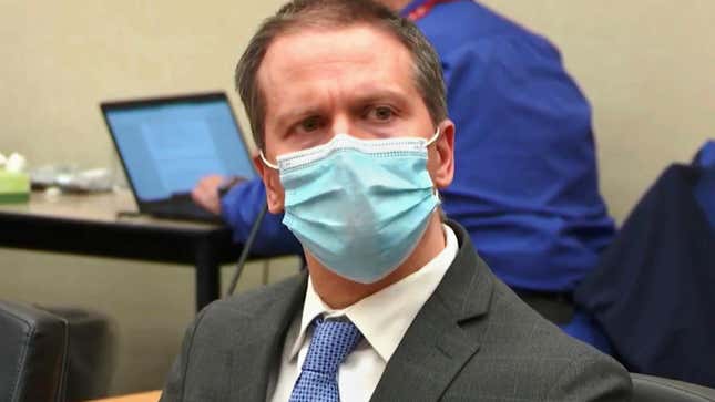 In this April 20, 2021, file image taken from video, defendant, former Minneapolis police Officer Derek Chauvin, listens to verdicts at his trial for the 2020 death of George Floyd at the Hennepin County Courthouse in Minneapolis. Chauvin was convicted of murder and manslaughter charges in state court and is scheduled to be sentenced June 25. Prosecutors say Chauvin should not be granted a new trial, because the proceedings were fair and he was found guilty by an impartial jury, according to a court document filed Wednesday, June 16. 