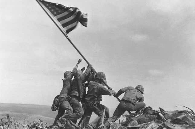 The flag-raising at Iwo Jima (AP/Joe Rosenthal)