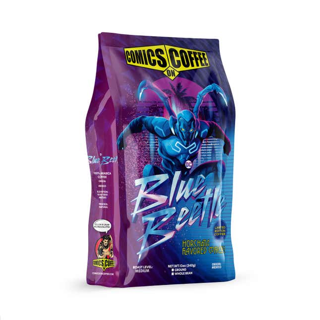 Image for article titled DC Studios&#39; Blue Beetle Merch Teases Ancient Powers and Superhero Action