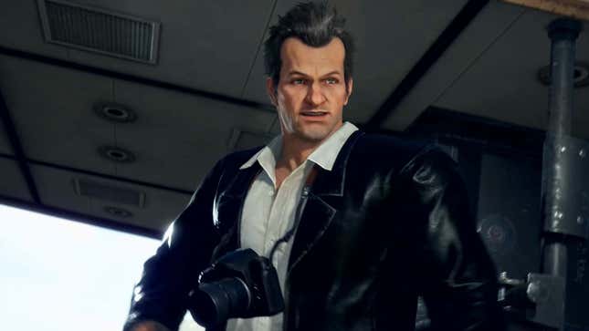 A screenshot shows Frank West as seen in the new Dead Rising remaster trailer. 