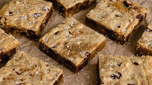 bourbon blondies