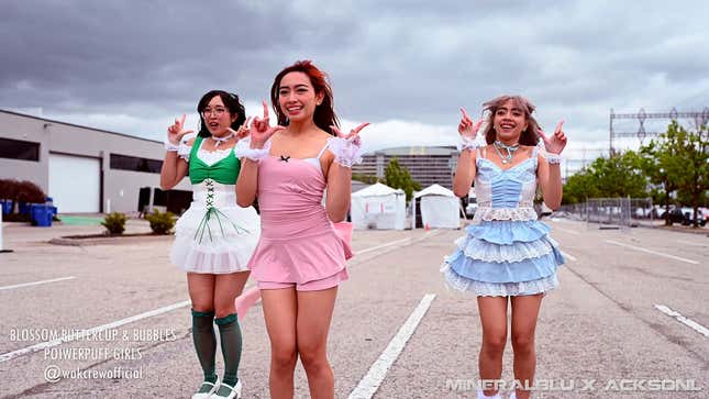 A cosplayer at Anime North 2025.