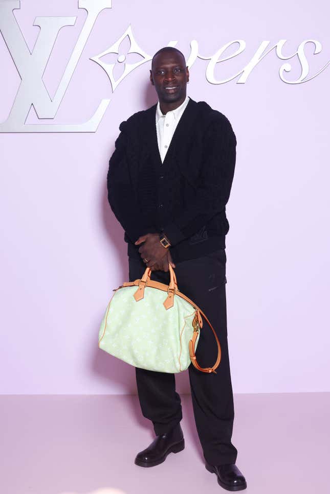 Image for article titled Fly Black Celeb Looks at the Louis Vuitton Show at Paris Fashion Week