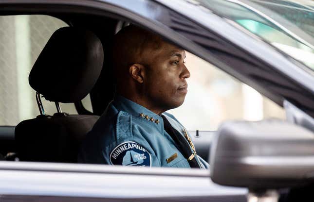 Image for article titled First Black Police Chief in Minneapolis Who Led Department During George Floyd Protests to Retire