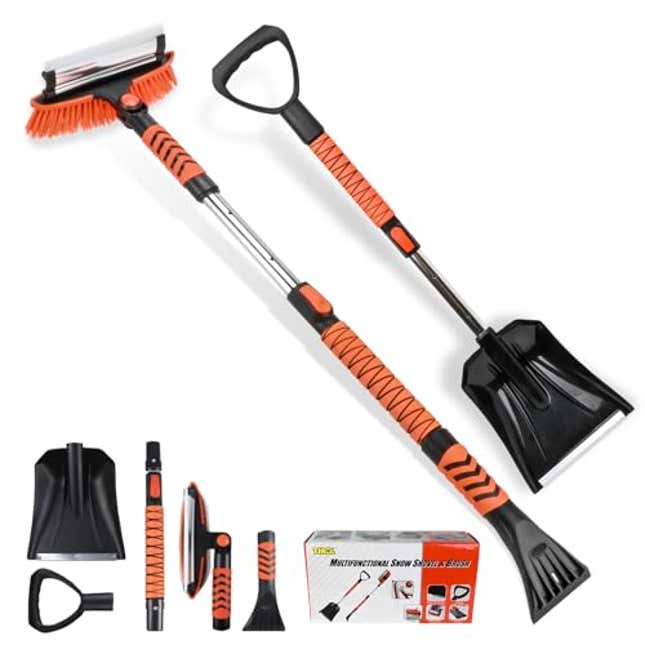 Image for article titled Scrub Off Winter with Ice Scraper and Extendable Snow Brush, 40% Off