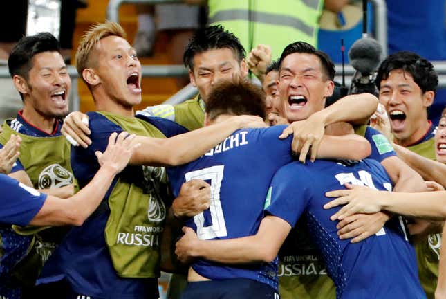 World Cup - Belgium vs Japan