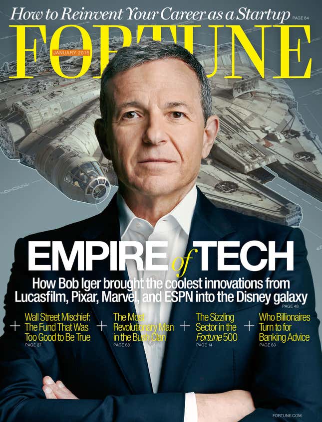 The January 2015 cover of Fortune Magazine