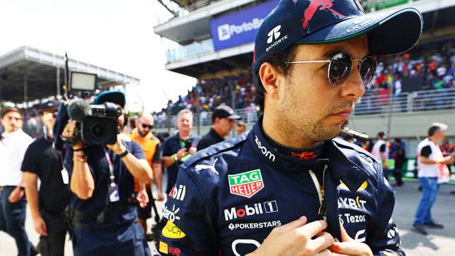 Red Bull Driver Sergio "Checo" Perez was unhappy after the F1 Sao Paulo Grand Prix.