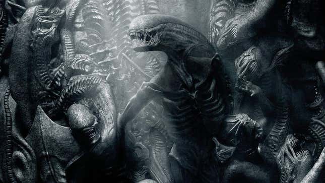 Alien: Covenant'ın posterindeki ksenomorflar.