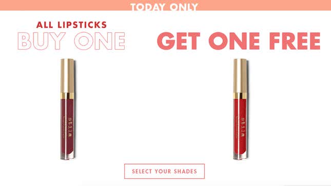 Buy One Lipstick, Get One Free | Stila Cosmetics