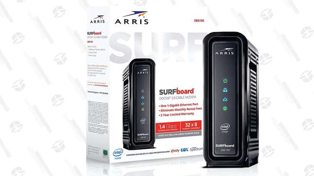 ARRIS SURFboard (32x8) Docsis 3.0 Cable Modem | $68 | Amazon