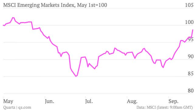 Image for article titled Will emerging economies take advantage of the Fed’s reprieve to get their houses in order?