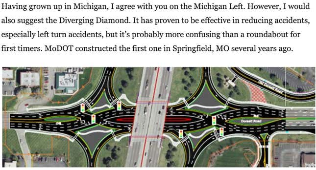 Image for article titled Here Are The Weirdest Road Designs