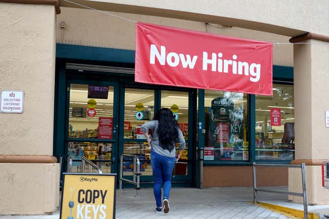 Image for article titled April jobs report shows solid but slowed growth