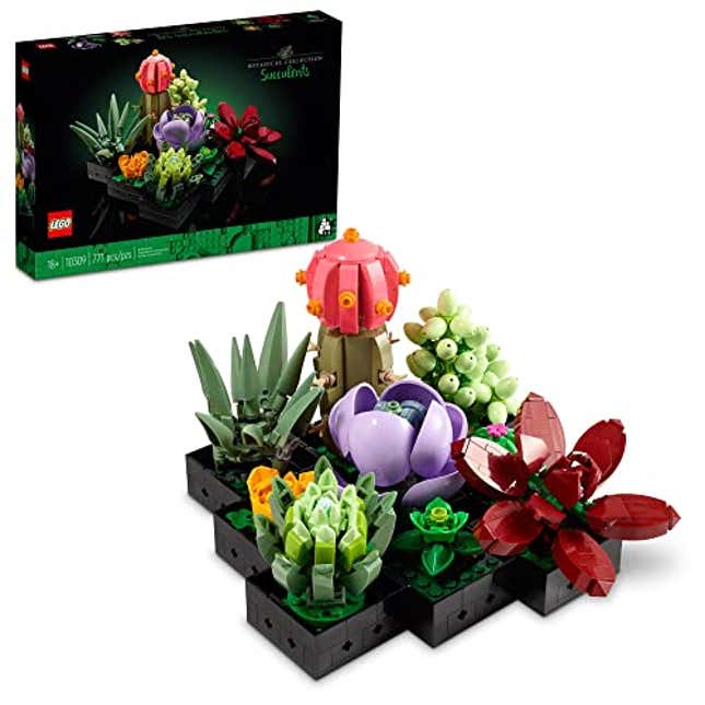 Image for article titled Elevate Your Space with LEGO Succulents