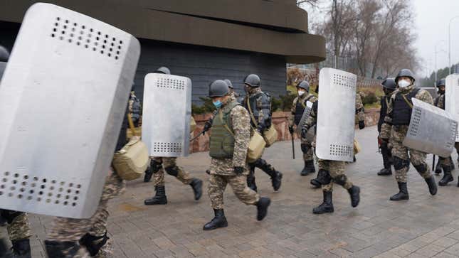 Image for article titled High Gas Prices Are Fueling Massive Protests In Kazakhstan