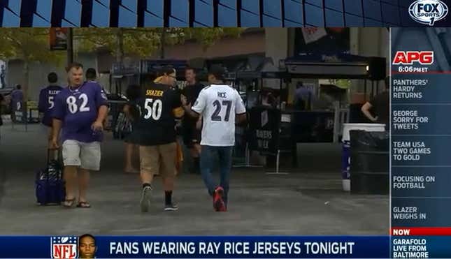 Ravens Fans Explain Why They're Wearing Ray Rice Jerseys Tonight
