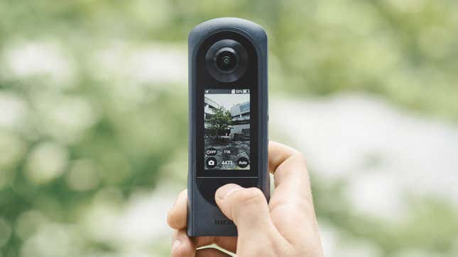 Image for article titled Ricoh&#39;s New 360-Degree Theta X Is Easier to Use As a Standalone Camera