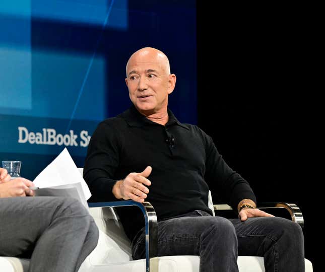 Jeff Bezos, fundador y presidente ejecutivo de Amazon 