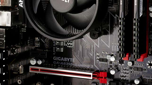 A Gigabyte motherboard