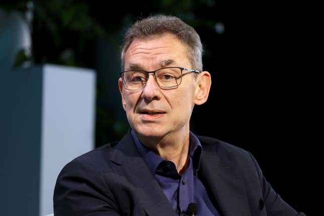  Dr. Albert Bourla, Chairman and CEO, Pfizer speaks onstage during The Wall Street Journal’s 2024 The Future Of Everything Festival at Spring Studios on May 22, 2024 in New York City. 