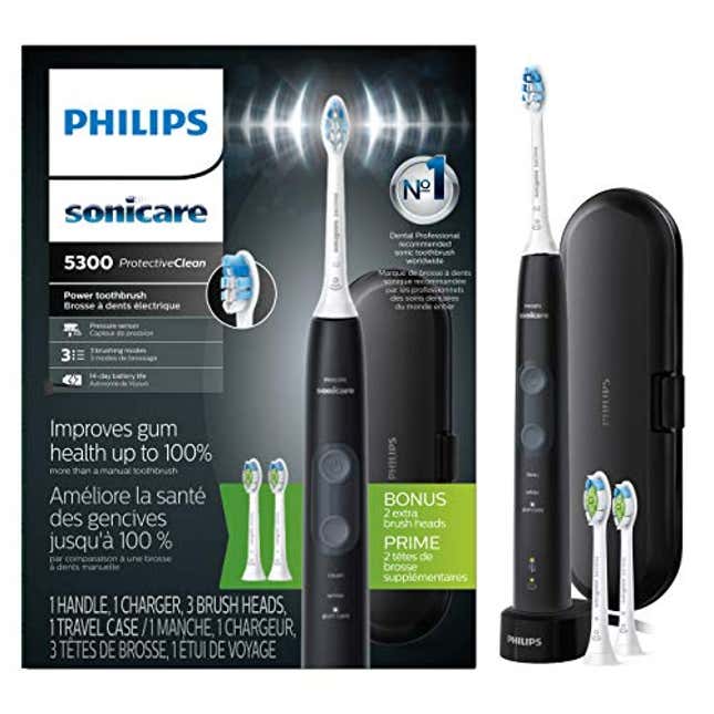 Image for article titled Philips Sonicare ProtectiveClean 5300 Rechargeable Electric Toothbrush, Now 27% Off